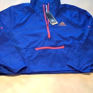 Adidas Windbreaker Size Medium 12-14 NEW NEW